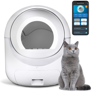 Cleanpethome Robotic Vacuum Cleaner, 2500Pa Strong Suction, Wi-Fi Connected, Smart Mapping, Ideal for Pet Hair, Hard Floor, Carpet, Auto-Charge, Compatible with Alexa
